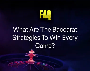 baccarat strategies to win