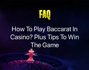 how to play baccarat in casino