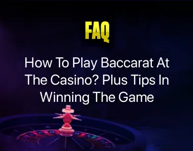 how to play baccarat at the casino