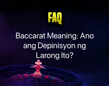 baccarat meaning