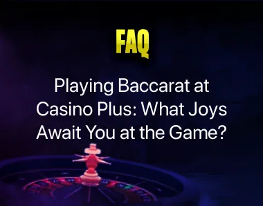 playing baccarat