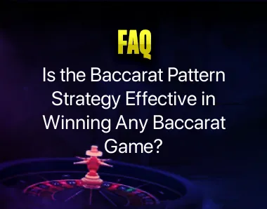baccarat pattern strategy