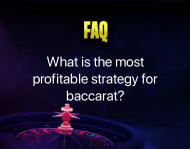 strategy for baccarat