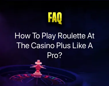 how to play roulette at the casino