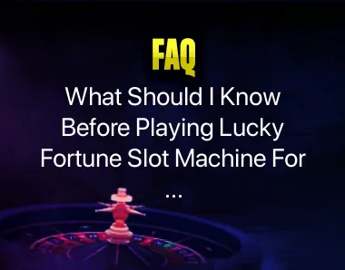 lucky fortune slot machine