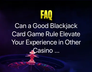 Blackjack Card Game Rule