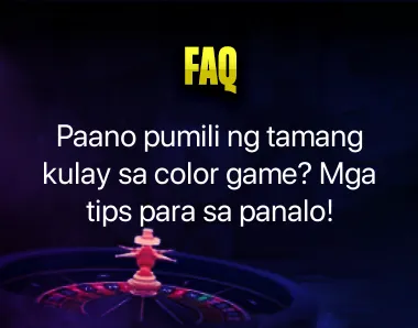 paano manalo sa color game