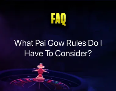 Pai Gow Rules