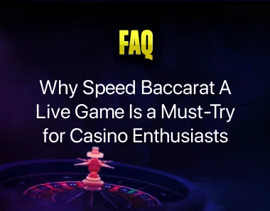 Speed Baccarat A Live Game