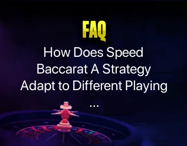 Speed Baccarat A Strategy