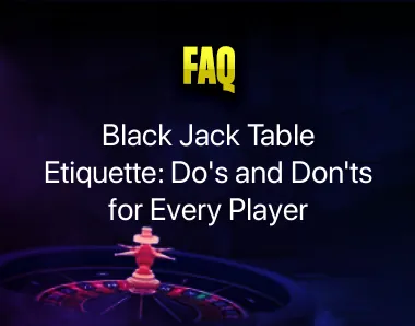 Black Jack Table